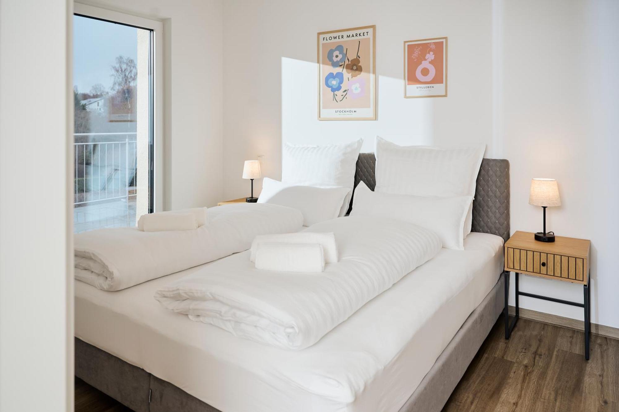 Moderne Apartments Mit Highspeed-Wlan Und Gratis-Tiefgarage Ihr Perfekter Rueckzugsort Nahe Dem Zentrum Und Der Therme I Barrierearm Bad Kissingen Eksteriør billede