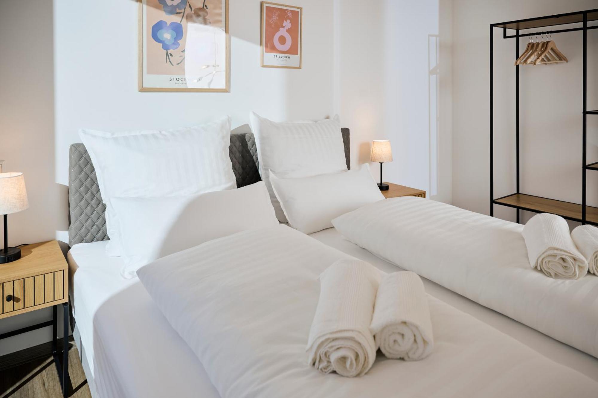 Moderne Apartments Mit Highspeed-Wlan Und Gratis-Tiefgarage Ihr Perfekter Rueckzugsort Nahe Dem Zentrum Und Der Therme I Barrierearm Bad Kissingen Eksteriør billede