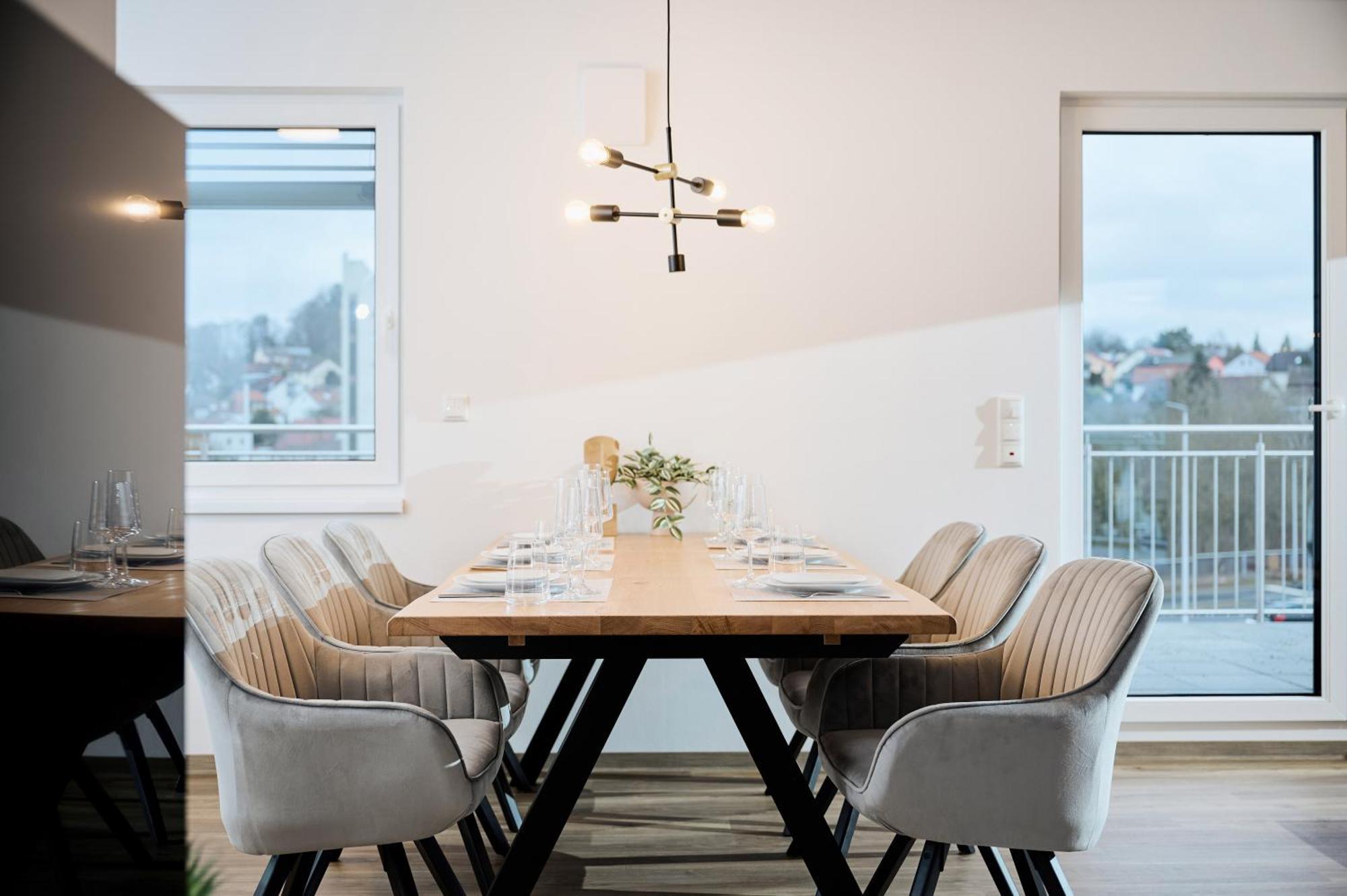 Moderne Apartments Mit Highspeed-Wlan Und Gratis-Tiefgarage Ihr Perfekter Rueckzugsort Nahe Dem Zentrum Und Der Therme I Barrierearm Bad Kissingen Eksteriør billede