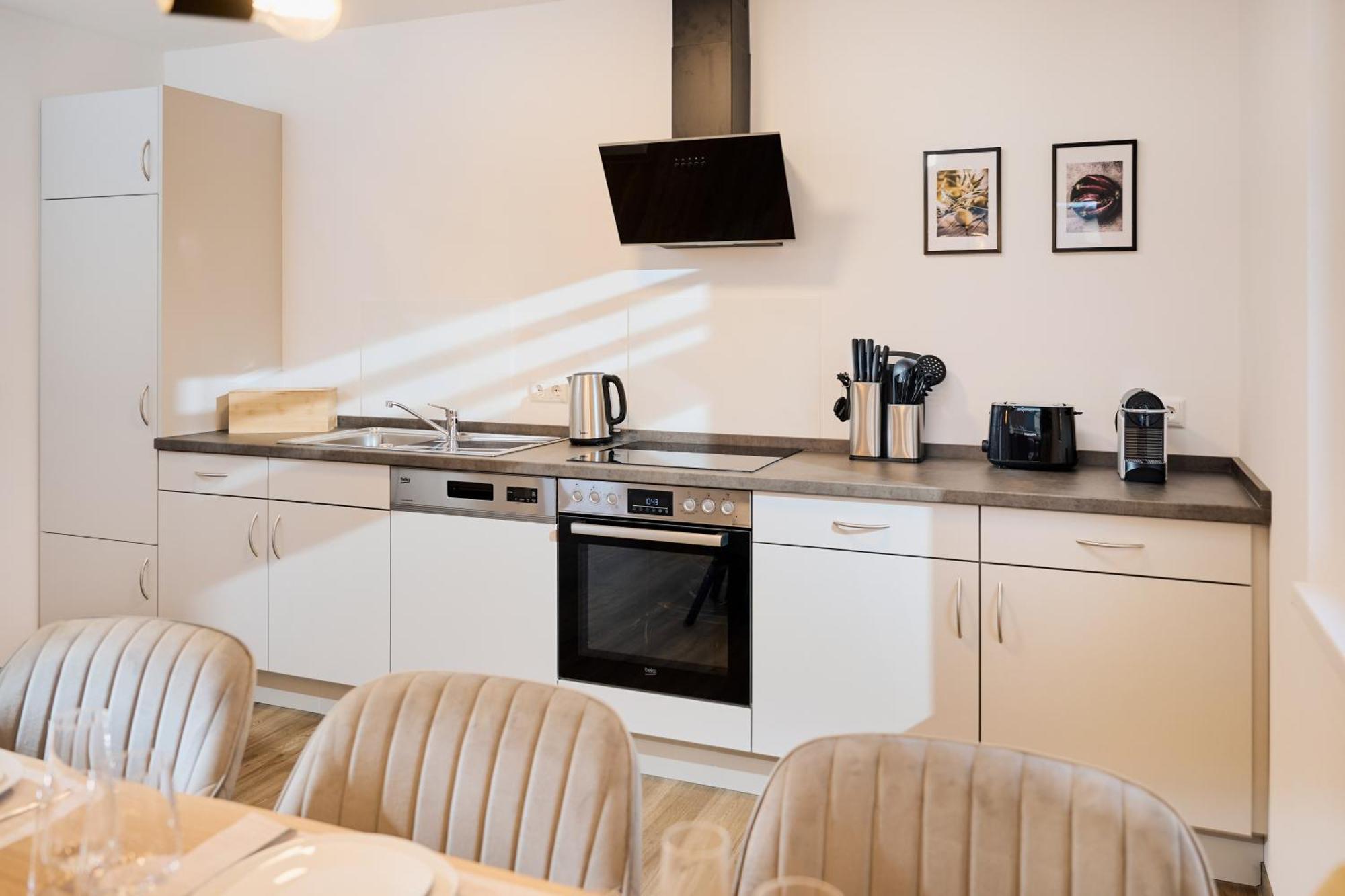 Moderne Apartments Mit Highspeed-Wlan Und Gratis-Tiefgarage Ihr Perfekter Rueckzugsort Nahe Dem Zentrum Und Der Therme I Barrierearm Bad Kissingen Eksteriør billede