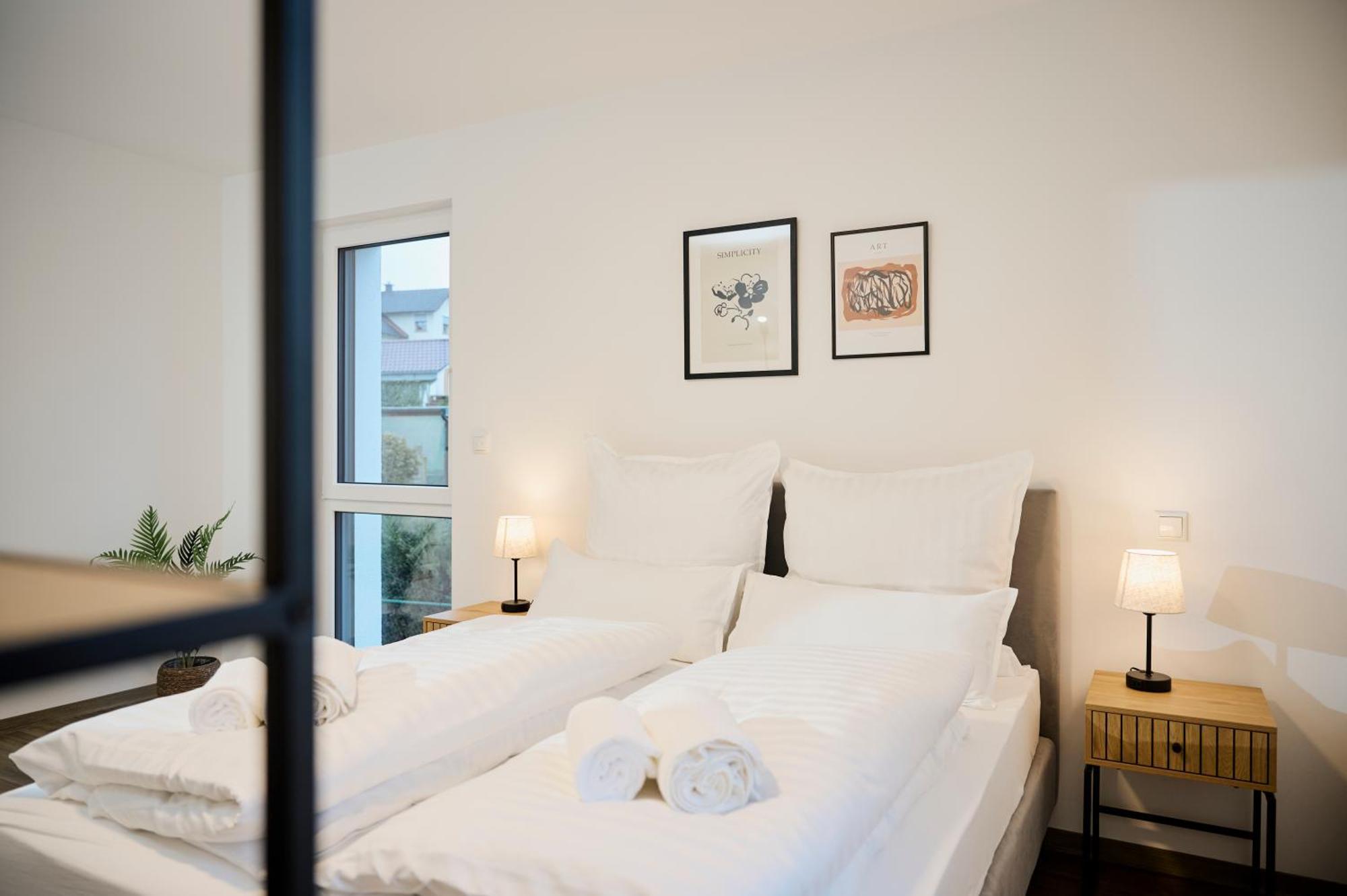 Moderne Apartments Mit Highspeed-Wlan Und Gratis-Tiefgarage Ihr Perfekter Rueckzugsort Nahe Dem Zentrum Und Der Therme I Barrierearm Bad Kissingen Eksteriør billede