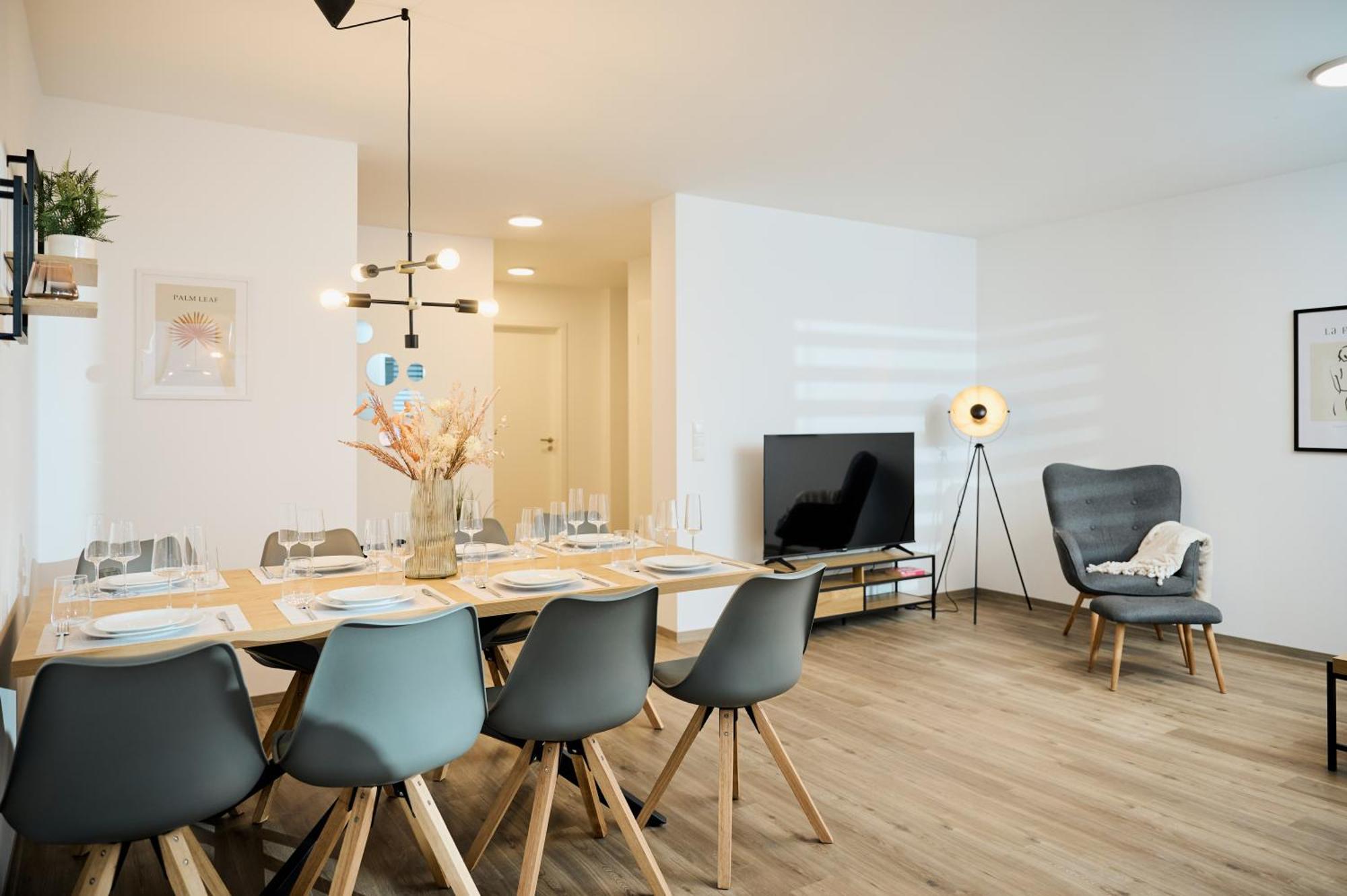 Moderne Apartments Mit Highspeed-Wlan Und Gratis-Tiefgarage Ihr Perfekter Rueckzugsort Nahe Dem Zentrum Und Der Therme I Barrierearm Bad Kissingen Eksteriør billede