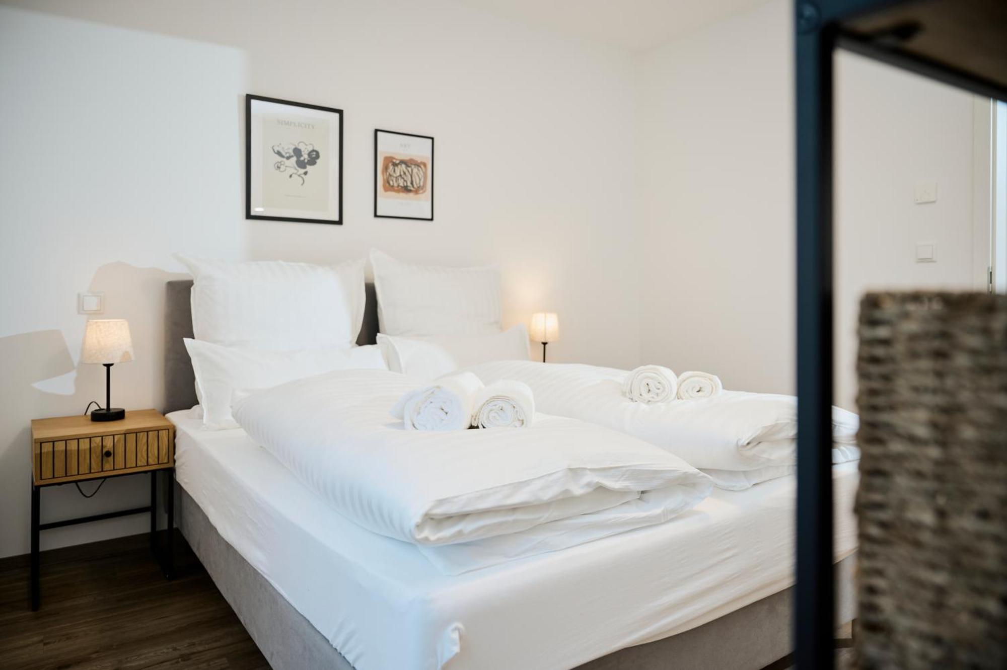 Moderne Apartments Mit Highspeed-Wlan Und Gratis-Tiefgarage Ihr Perfekter Rueckzugsort Nahe Dem Zentrum Und Der Therme I Barrierearm Bad Kissingen Eksteriør billede