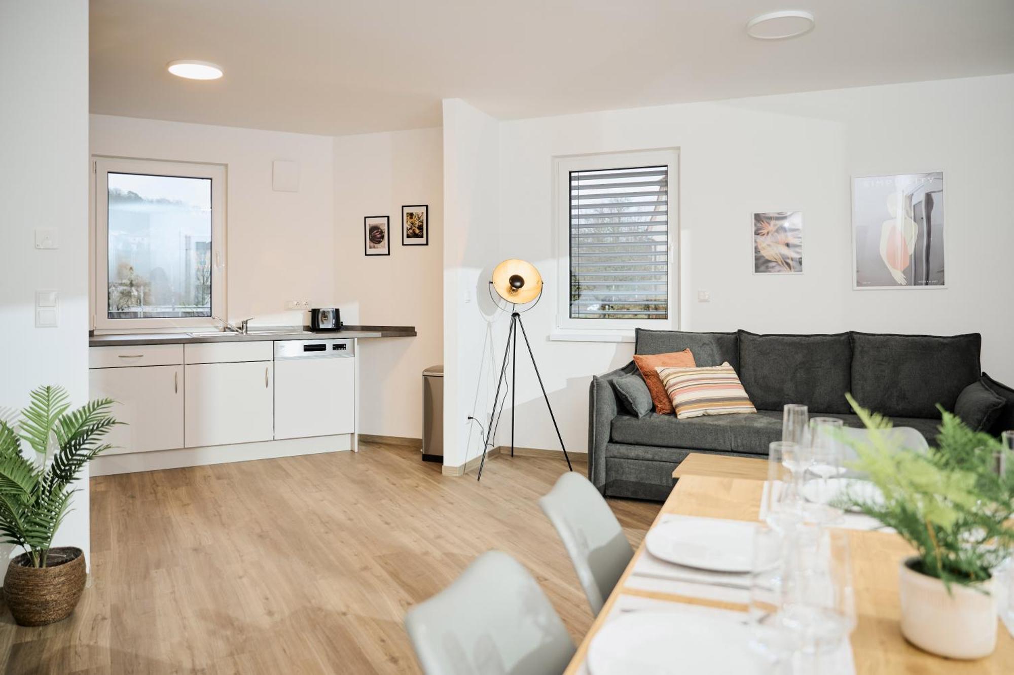 Moderne Apartments Mit Highspeed-Wlan Und Gratis-Tiefgarage Ihr Perfekter Rueckzugsort Nahe Dem Zentrum Und Der Therme I Barrierearm Bad Kissingen Eksteriør billede