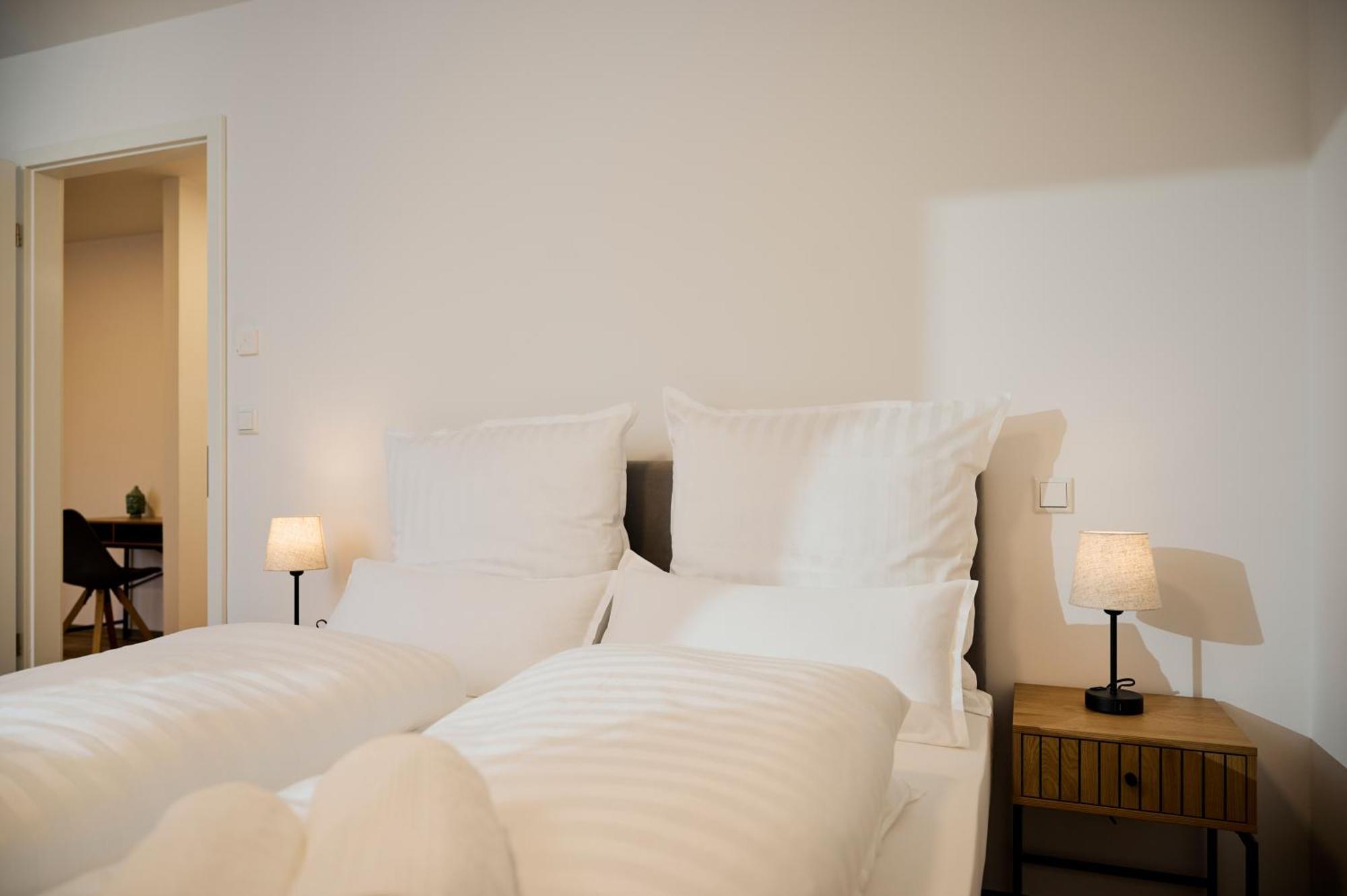 Moderne Apartments Mit Highspeed-Wlan Und Gratis-Tiefgarage Ihr Perfekter Rueckzugsort Nahe Dem Zentrum Und Der Therme I Barrierearm Bad Kissingen Eksteriør billede