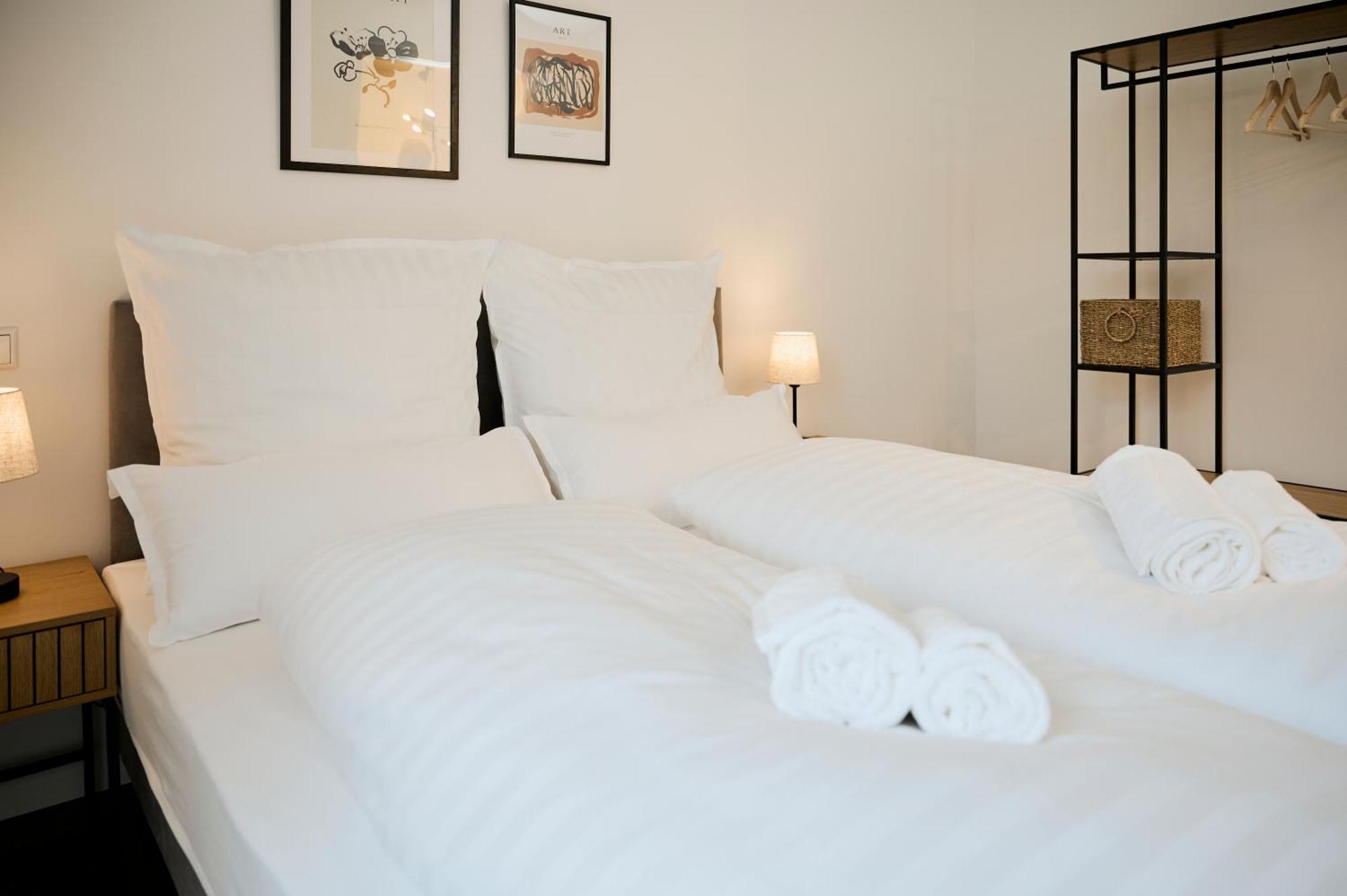 Moderne Apartments Mit Highspeed-Wlan Und Gratis-Tiefgarage Ihr Perfekter Rueckzugsort Nahe Dem Zentrum Und Der Therme I Barrierearm Bad Kissingen Eksteriør billede
