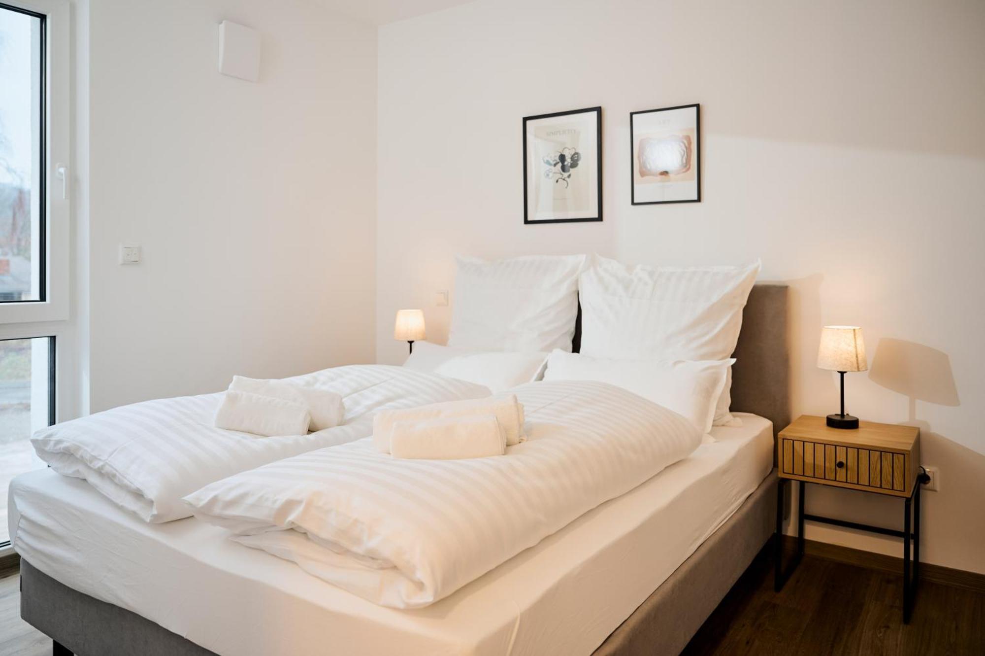 Moderne Apartments Mit Highspeed-Wlan Und Gratis-Tiefgarage Ihr Perfekter Rueckzugsort Nahe Dem Zentrum Und Der Therme I Barrierearm Bad Kissingen Eksteriør billede