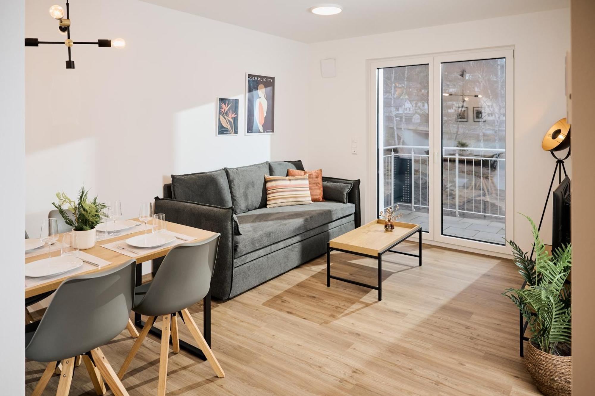 Moderne Apartments Mit Highspeed-Wlan Und Gratis-Tiefgarage Ihr Perfekter Rueckzugsort Nahe Dem Zentrum Und Der Therme I Barrierearm Bad Kissingen Eksteriør billede